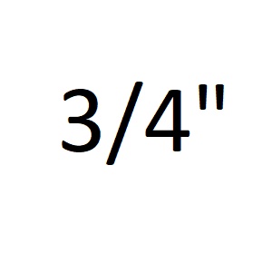 3/4"