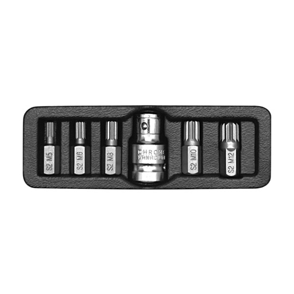 BIT ZVIJEZDA M5-M12 I ADAPTER 1/2" 6/1 - Slika 2